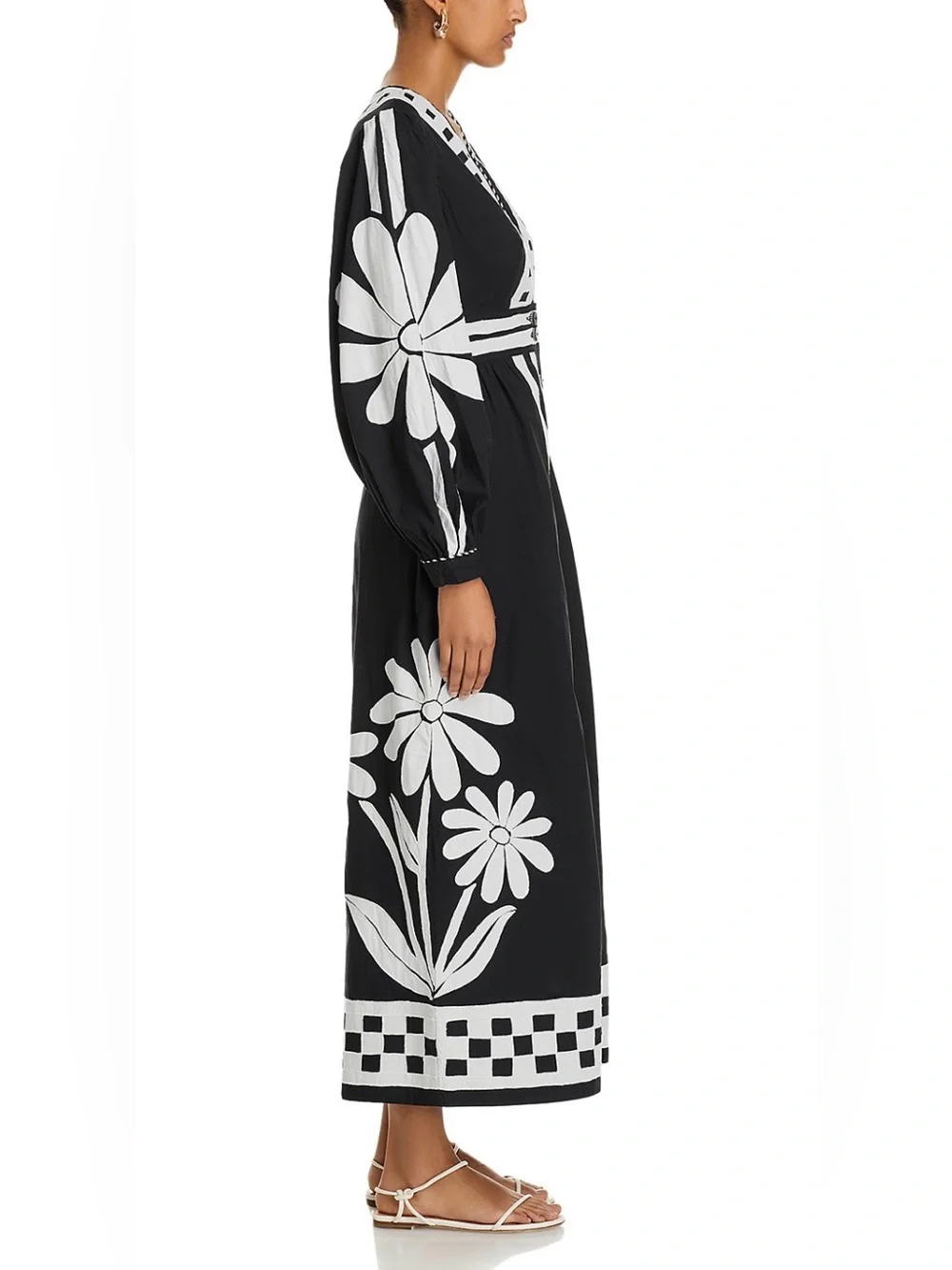 NWT FARM Rio Nature Buttoned Maxi Dress - Picture 3 of 8